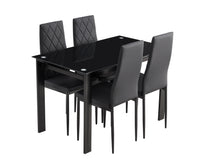 5-piece dining table set, dining table and chair