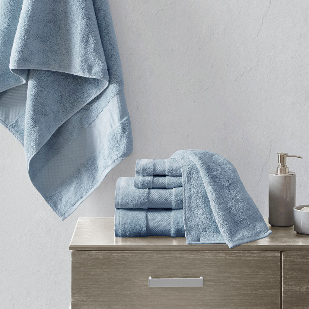 Cotton 6 Piece Bath Towel Set