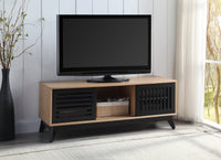 ACME Gamaliel TV Stand in Oak & Espresso Finish