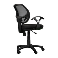 Techni Mobili Midback Mesh Task Office Chair, Black