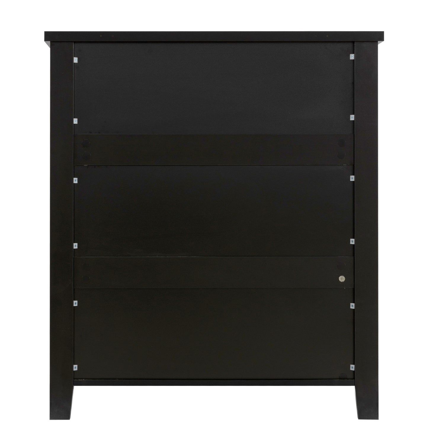 Black Bathroom Storage Cabinet, Freestanding Cabinet with Drawers