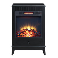 ACME Hamish Fireplace in Black Finish