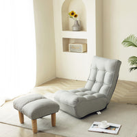 Lazy sofa balcony leisure chair bedroom sofa chair foldable reclining chair leisure single sofa functional chair