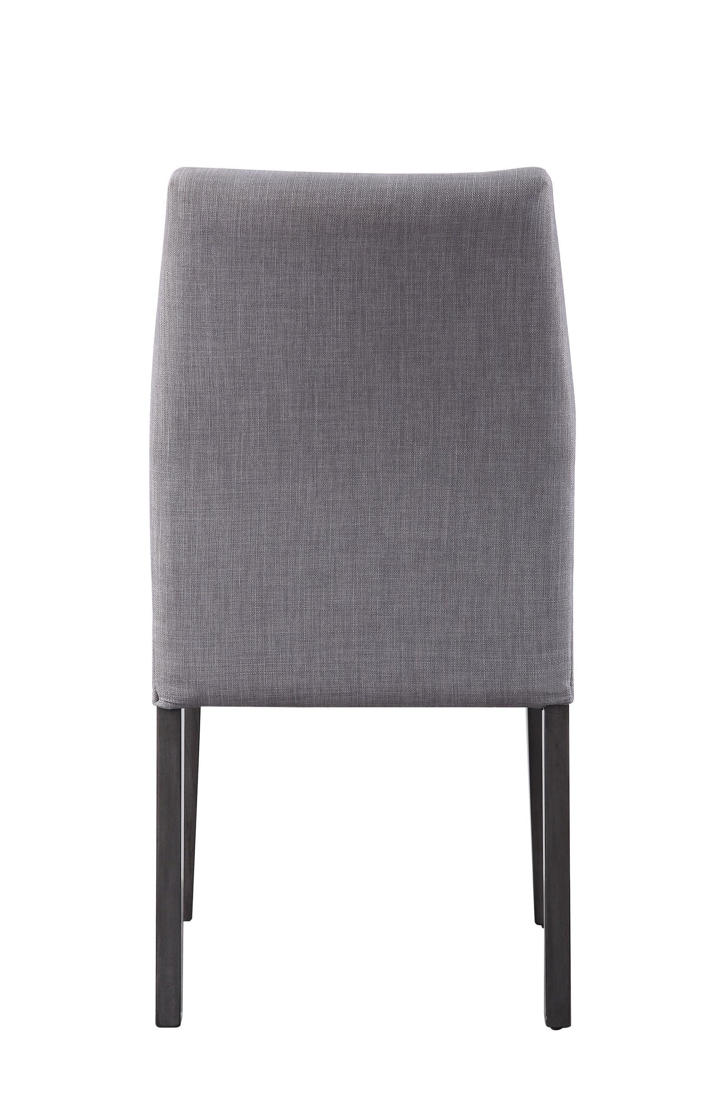 ACME Bernice Side Chair (Set-2), Fabric & Gray Oak (2Pc/1Ctn)