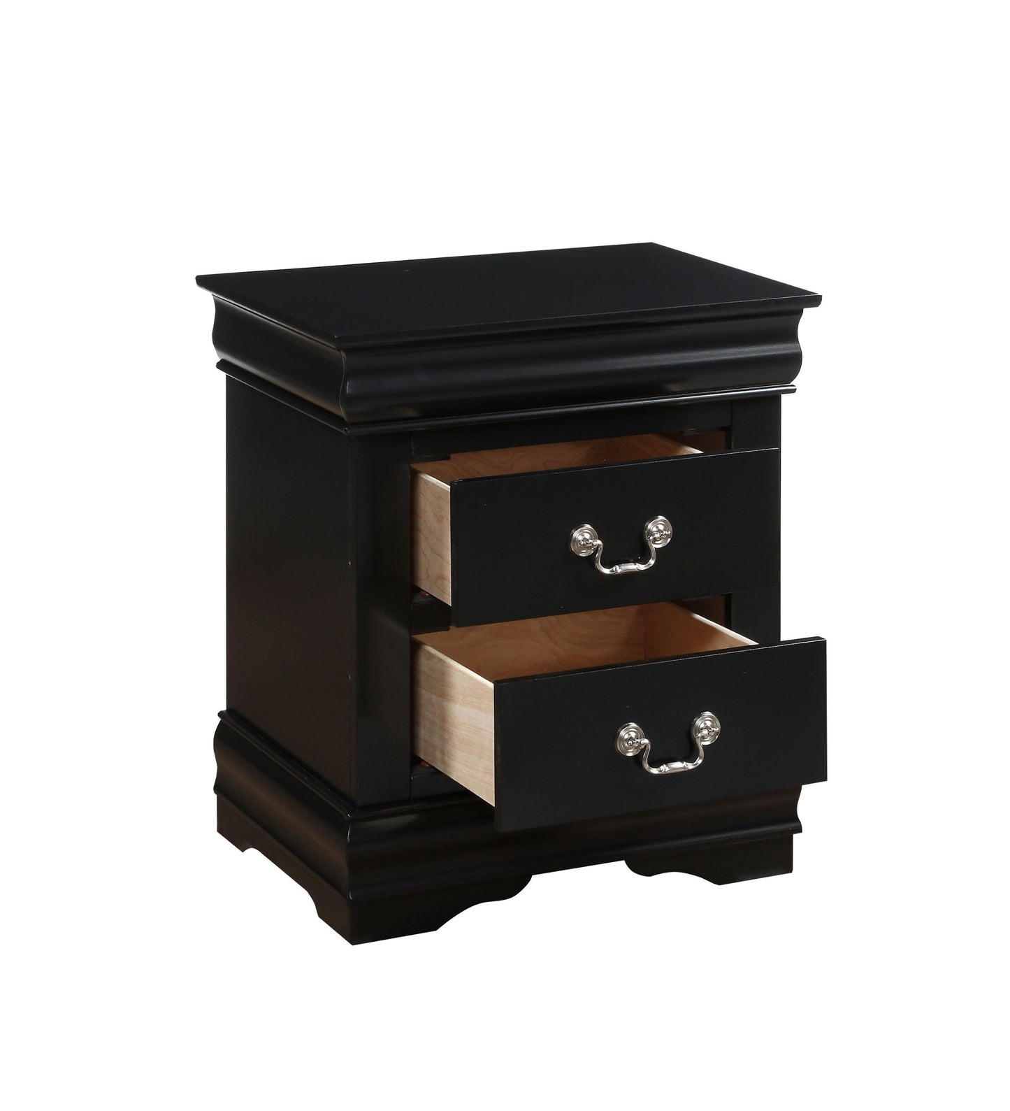 ACME Louis Philippe Nightstand in Black