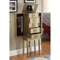 ACME Tammy Jewelry Armoire in Gold