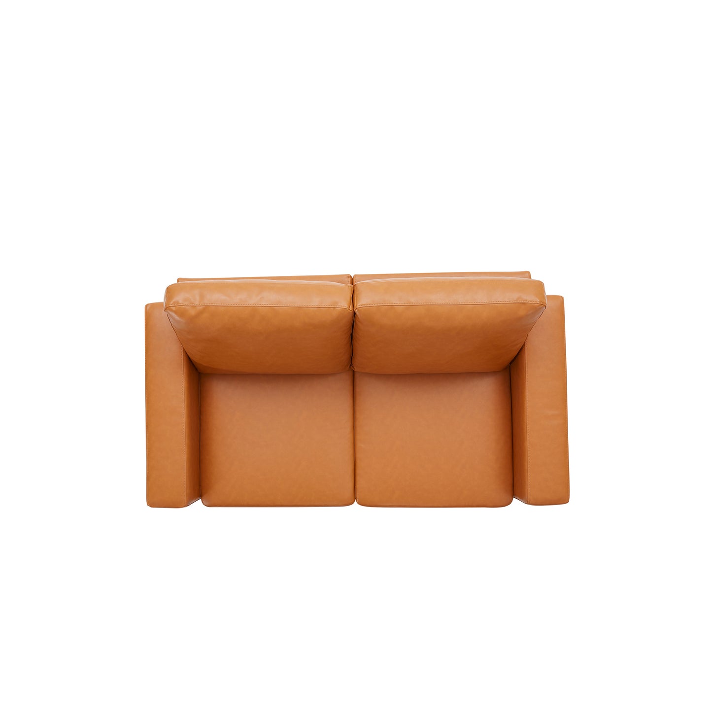 Modern Style Loveseat PU Leather Upholstered Couch Furniture for Home or Office