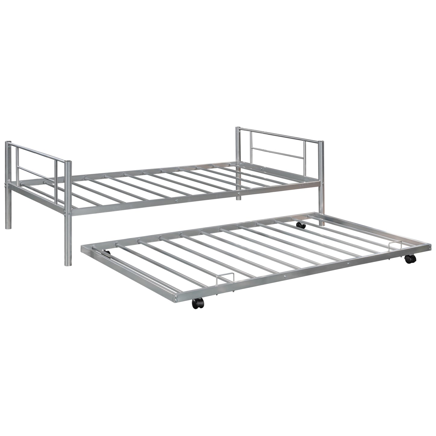 Twin Over Twin Bunk Bed with Trundle