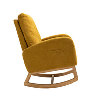 Living Room Comfortable Rocking Chair Living Room Chair Yellow