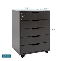 Office Pulley Movable File Cabinet Wooden Drawer Cabinet Office Storage Cabinet Low Cabinet