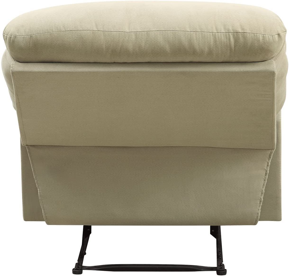 ACME Arcadia Recliner (Motion) in Beige Microfiber