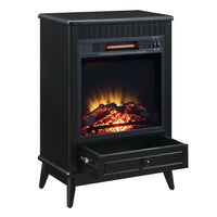 ACME Hamish Fireplace in Black Finish