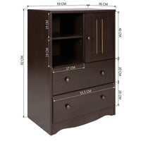 23.2'' Wide 2 - Drawer Storage Cabinet