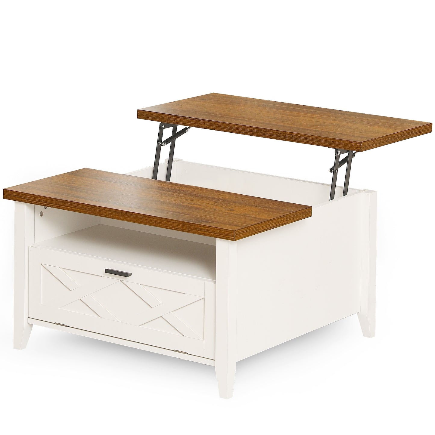 Ergonomic Rising Table with Hidden Compartment