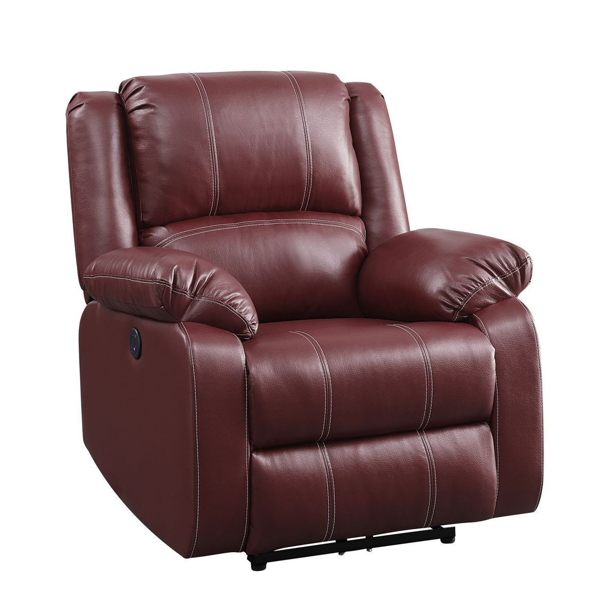 ACME Zuriel Power Recliner, Red PU