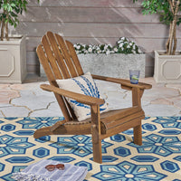 Hollywood Outdoor Foldable Solid Wood Dark Brown Chair