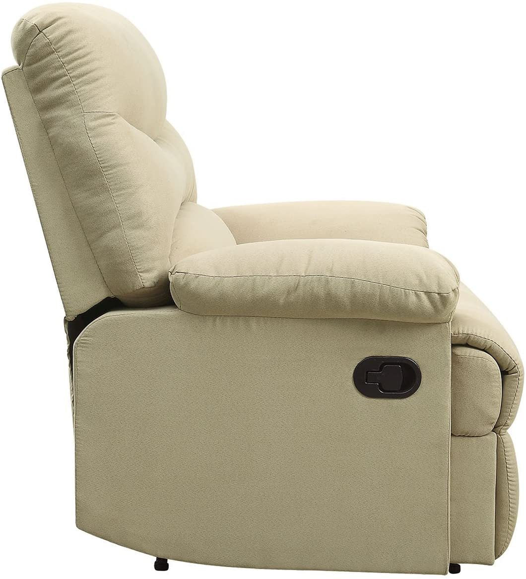 ACME Arcadia Recliner (Motion) in Beige Microfiber