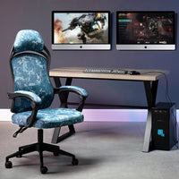 Nina Swivel Camouflage Gaming Chair with Adjustable Height