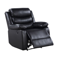 ACME Eilbra Power Recliner, Black PU