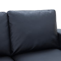 Modern Style Loveseat PU Leather Upholstered Couch Furniture for Home or Office