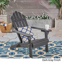 Dark Gray Hollywood Foldable Solid Wood Chair