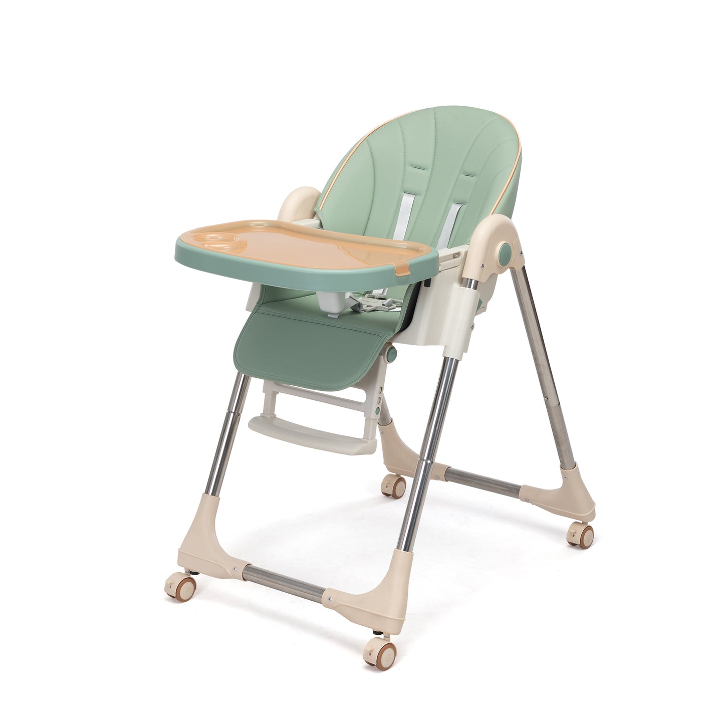 Multipurpose Adjustable Highchair for Baby Toddler Dinning Table with Feeding Tray and 3-Point Safety Buckle