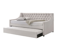 ACME Lianna Daybed & Trundle (Twin Size), Fog Fabric (1Set/2Ctn)