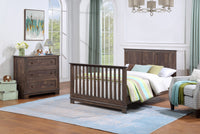 Grayson 4-in-1 Convertible Crib Rustic Barnwood