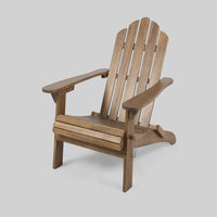 Hollywood Outdoor Foldable Solid Wood Dark Brown Chair