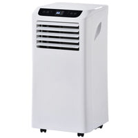 Portable Air Conditioner with Remote Control 8,000 BTU Compact Home AC Cooling Unit with Dehumidifier & Fan Modes, Complete Window Mount Exhaust Kit, 115V