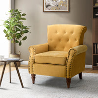 Galatea Armchair-MUSTARD