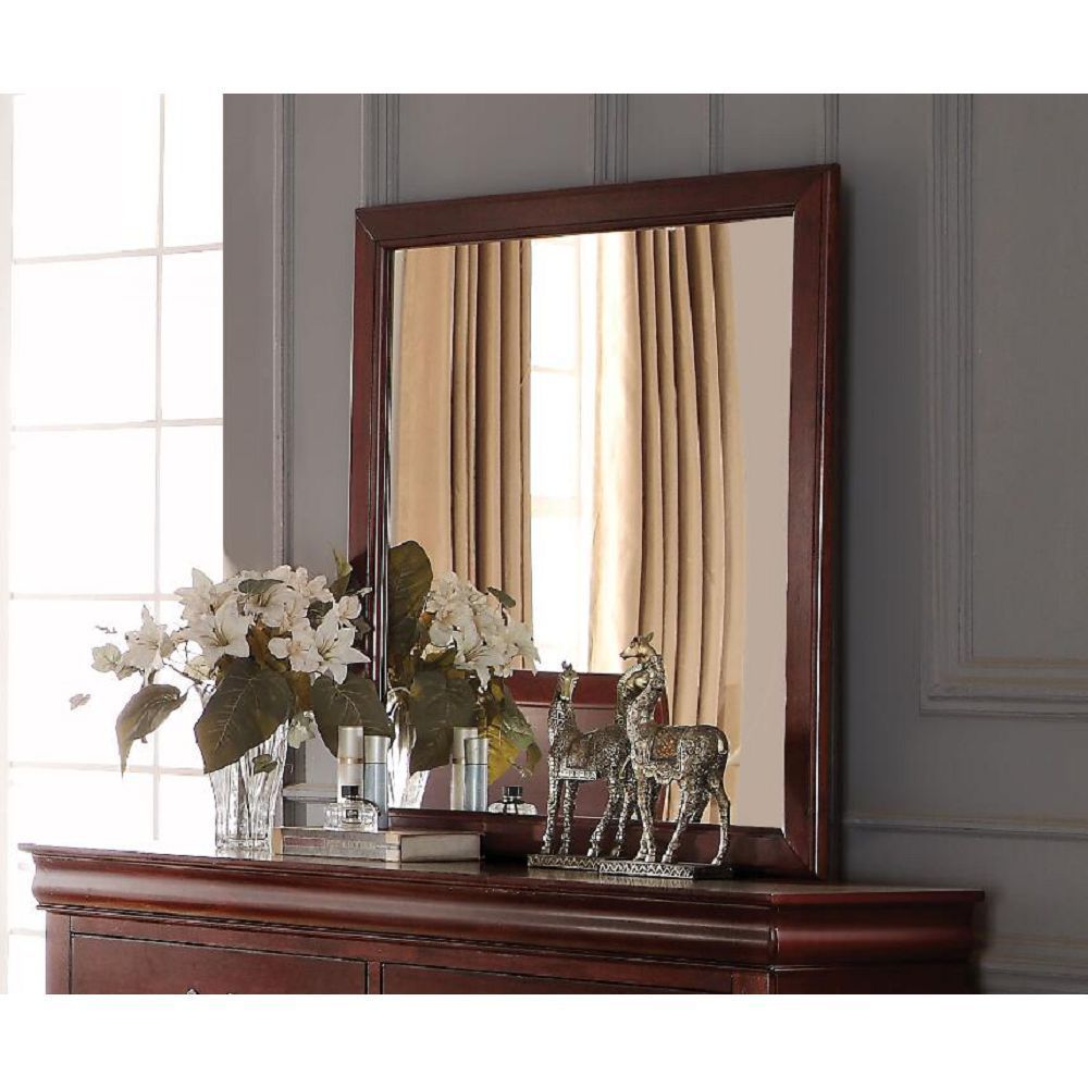 ACME Louis Philippe Mirror in Cherry