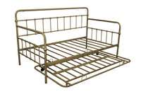 Metal Frame Daybed with Trundle