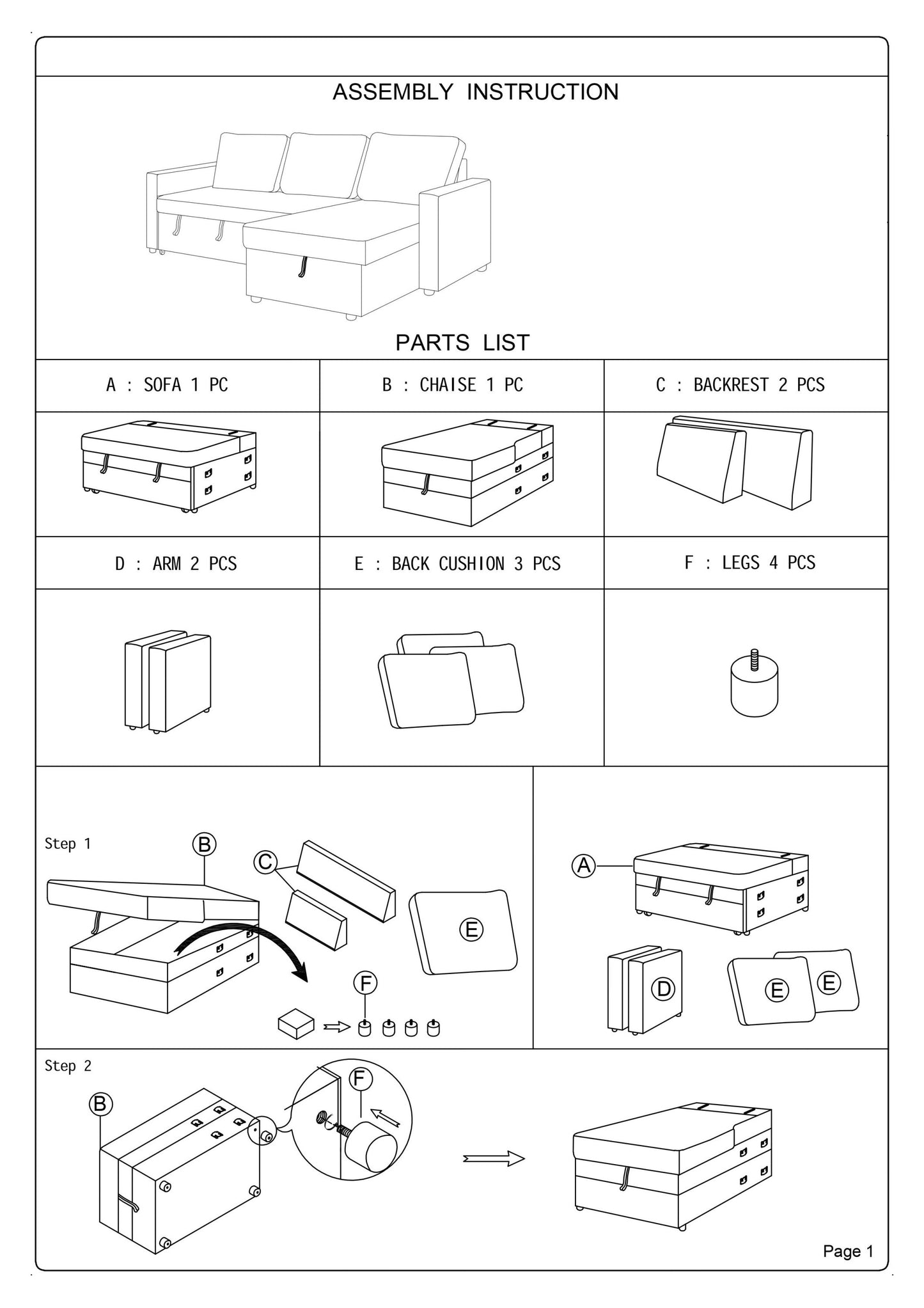 Convertible Sectional Sofa Ash Black Pull out Bed Couch Storage Chaise Reversible Sectionals Living Room Furniture Lounge