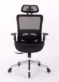 Ergonomic Mesh Office Chair - Rolling Home Desk Chair with 4D Adjustable Flip Armrests, Adjustable Lumbar Support and Blade Wheels