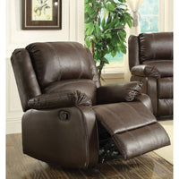 ACME Zuriel Rocker Recliner (Motion) in Brown PU