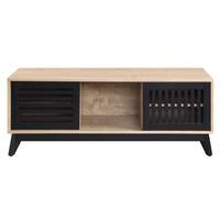 ACME Gamaliel TV Stand in Oak & Espresso Finish