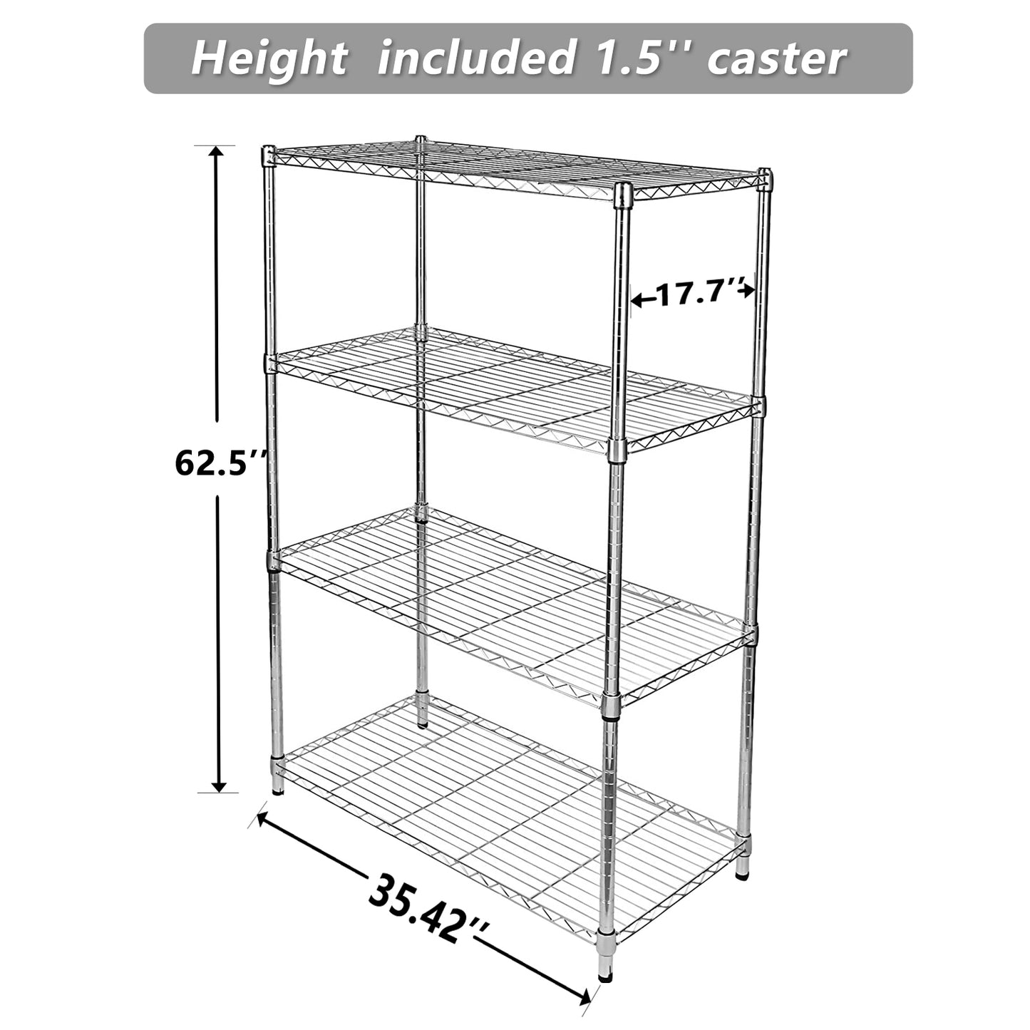 Simple Deluxe Storage Shelves