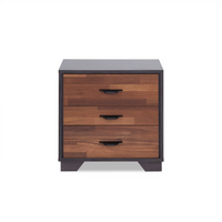 ACME Eloy Night Table in Walnut & Espresso