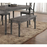 ACME Wallace Bench in Weathered Gray