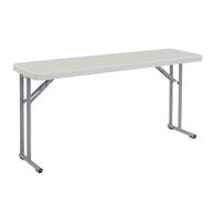 Heavy Duty Seminar Folding Table, Speckled Grey, Training & Utility Table