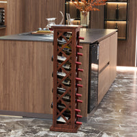 Vertical checkered wine rack/Solid wood  wine rack /Home wine rack//Living room wine rack/ PINE