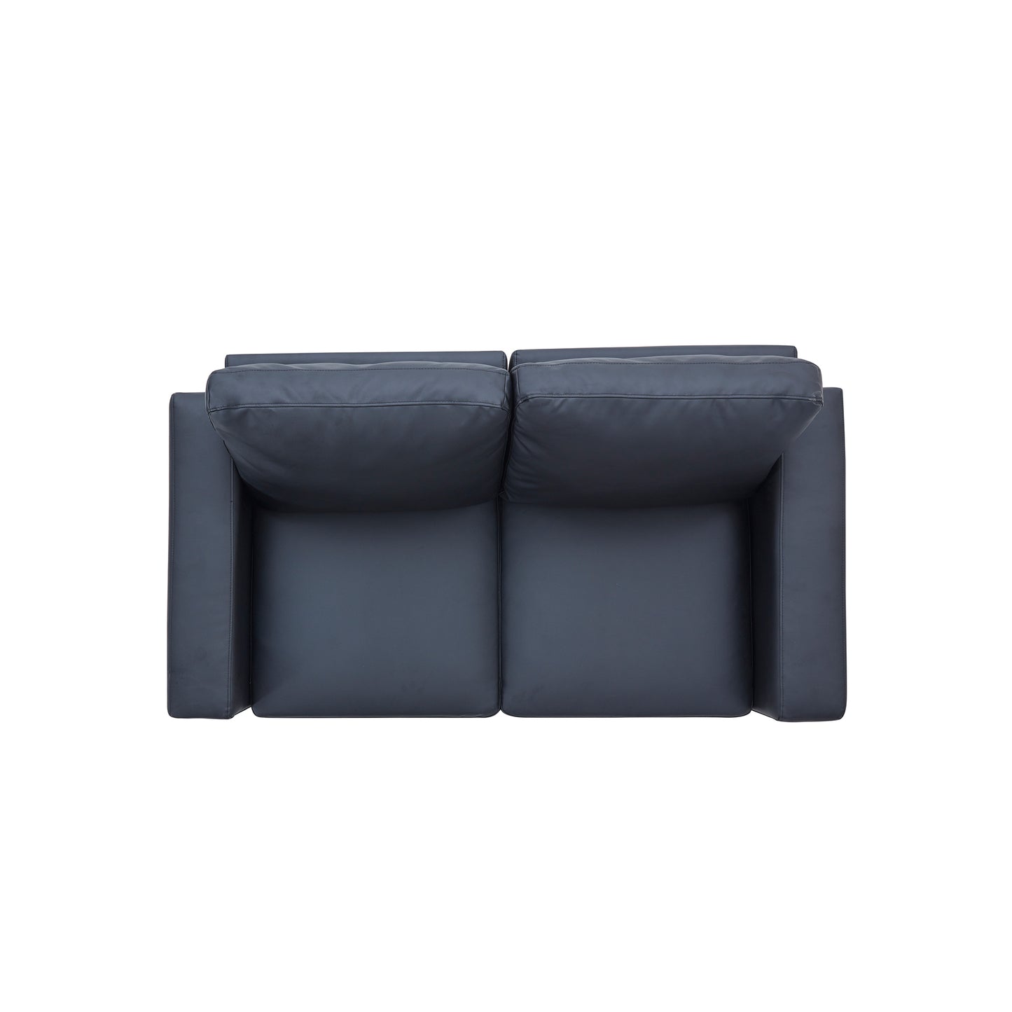 Modern Style Loveseat PU Leather Upholstered Couch Furniture for Home or Office