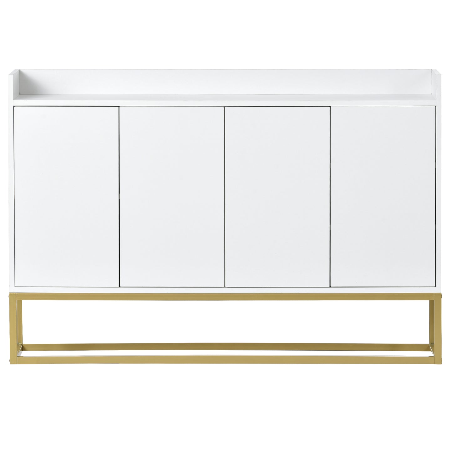 Modern Sideboard Elegant Buffet Cabinet with Large Storage Space for Dining Room, Entryway (White)